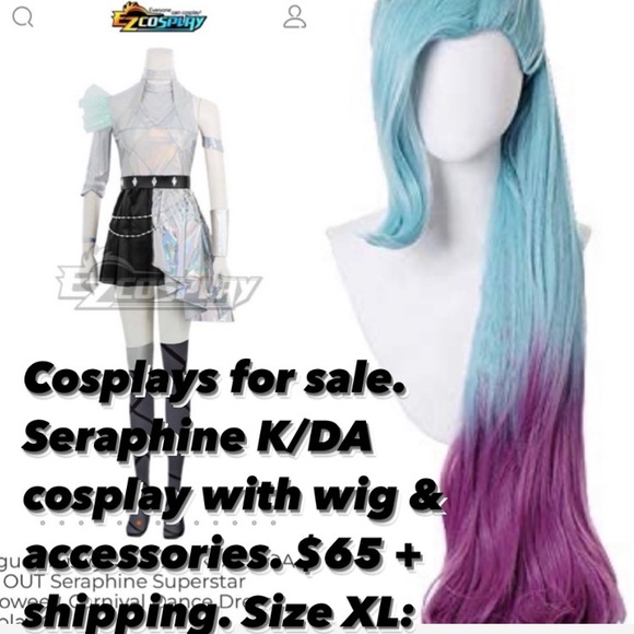 League of Legends KDA All Out Seraphine Cosplay - Picture 5 of 6